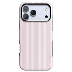 Stripes and the City | Light Pink Pinstripe Case - iPhone 17 Pro