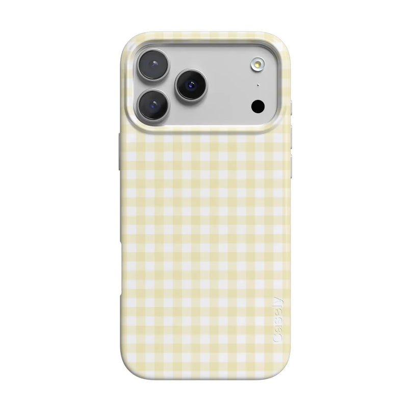 Pastel Picnic | Yellow Gingham Case
