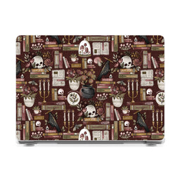Gothic Noir | Spooky Bookshelf Laptop Shell - 16
