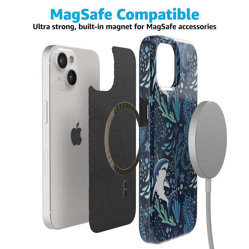 Midnight Reef | Shark Print Case