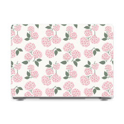 Nantucket Cottage | Pink Hydrangea Laptop Shell - 16