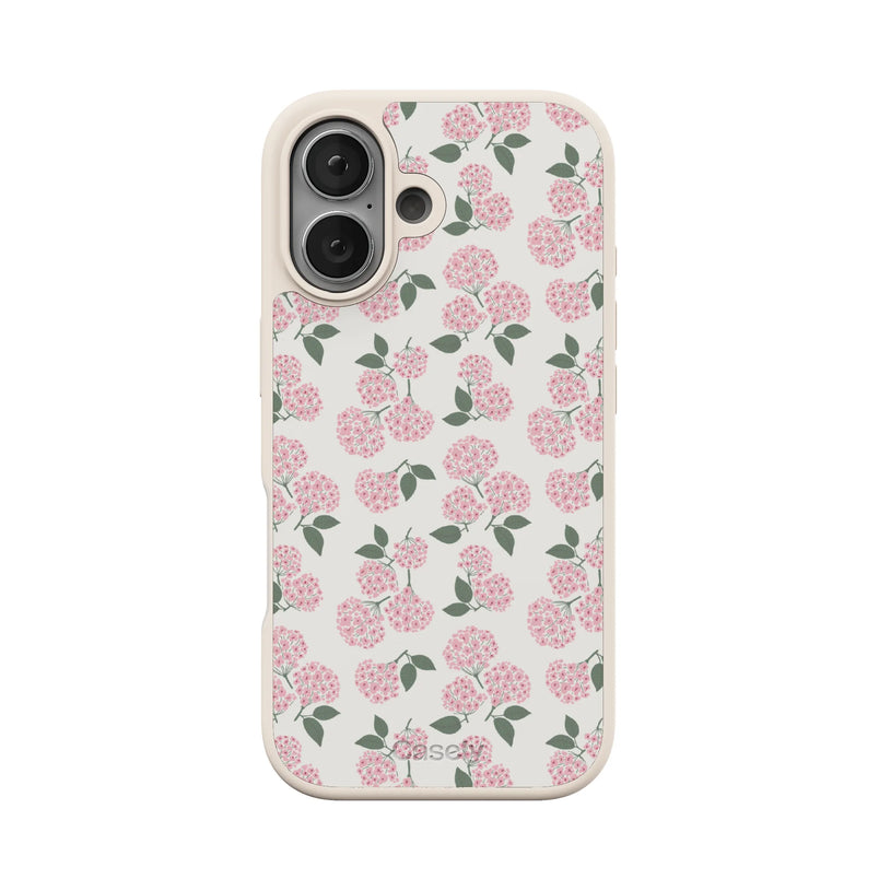 Nantucket Cottage | Pink Hydrangea Case - iPhone 16