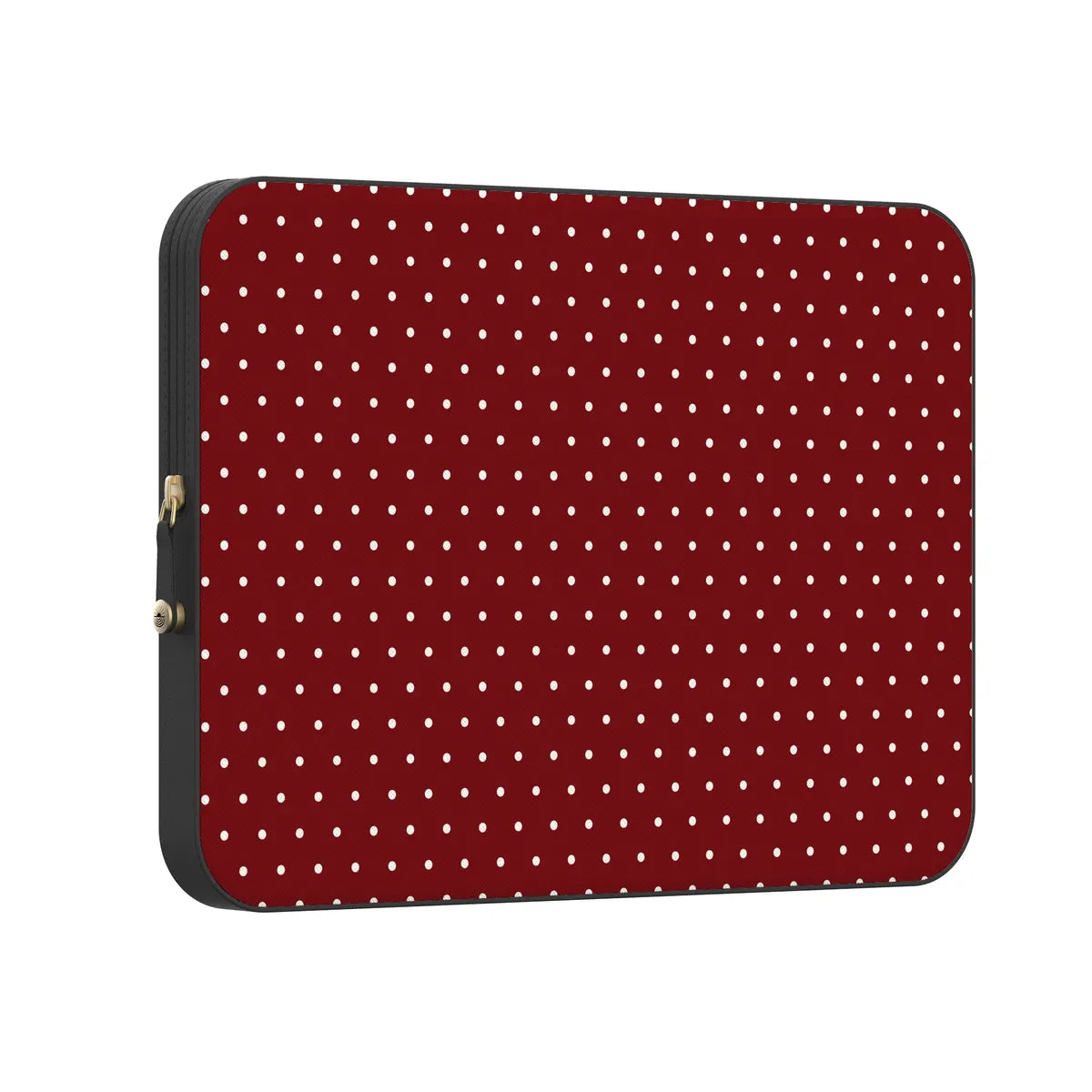 On the Dot Maroon Polka Dot Laptop Case - Thumbnail 4