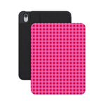 Sweet Jam | Hot Pink Gingham iPad Case - iPad 10.9" (10th Gen / A16)