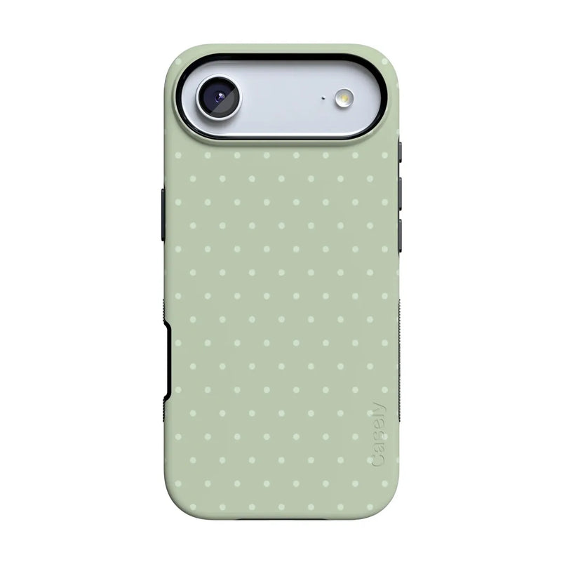 On the Dot | Green Polka Dot Case