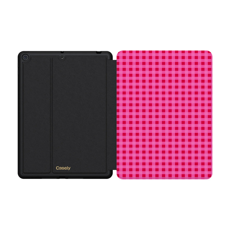 Sweet Jam | Hot Pink Gingham iPad Case