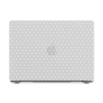 On the Dot | White Polka Dot Laptop Shell - 13.6" MacBook Air