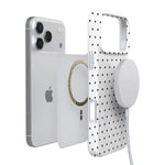 On the Dot | White Polka Dot Case