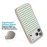 Pastel Picnic | Blue & Green Gingham Case