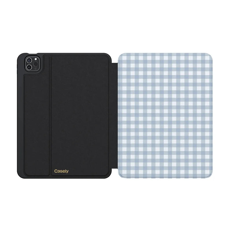 Pastel Picnic | Blue Gingham iPad Case
