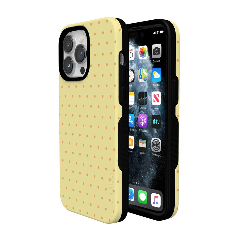 On the Dot | Yellow Polka Dot Case