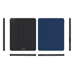 On the Dot | Navy Polka Dot iPad Case