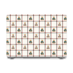 Bear Hugs | Teddy Squares Laptop Shell