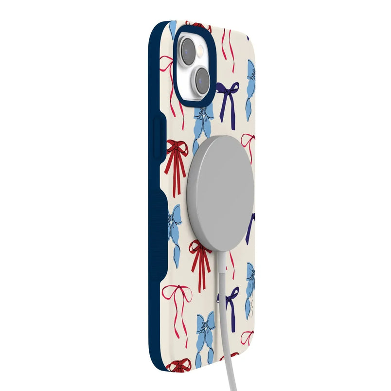 American Girlie | Red White & Blue Bows Case
