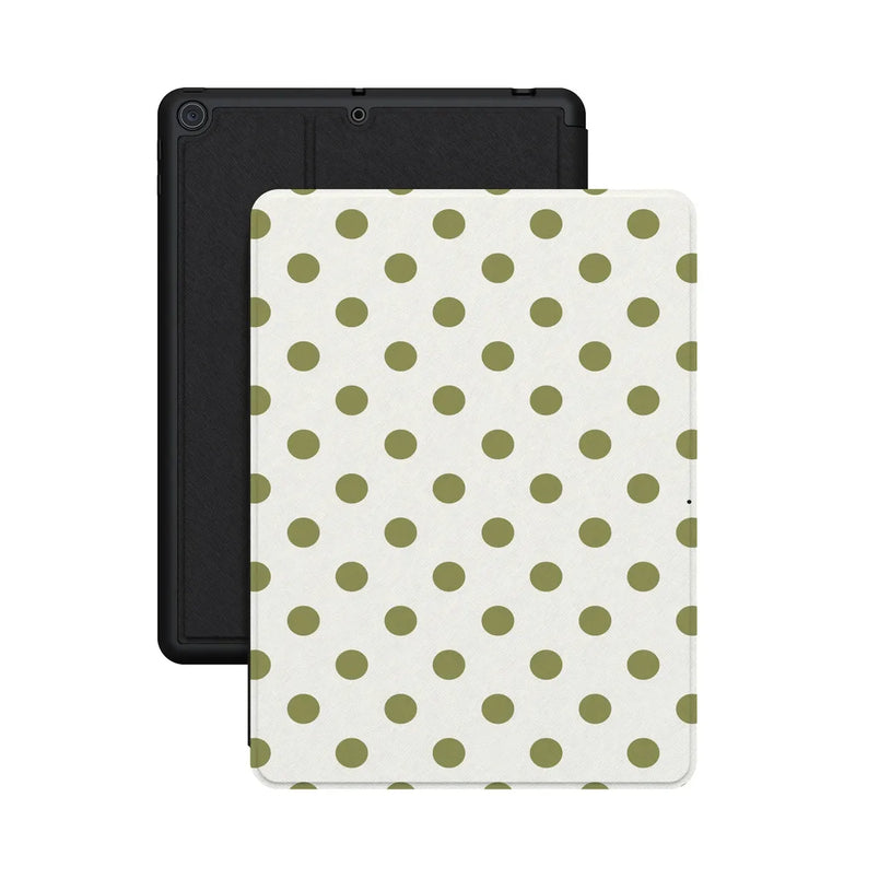 Spotted in SoHo | Green Polka Dot iPad Case
