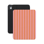 Perfect Stripes | Orange & Pink Stripes iPad Case - iPad 10.9" (10th Gen / A16)