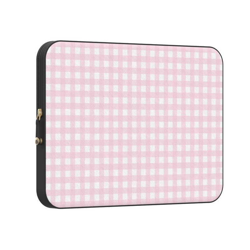 Pink Plaid | Sunday Best Laptop Case
