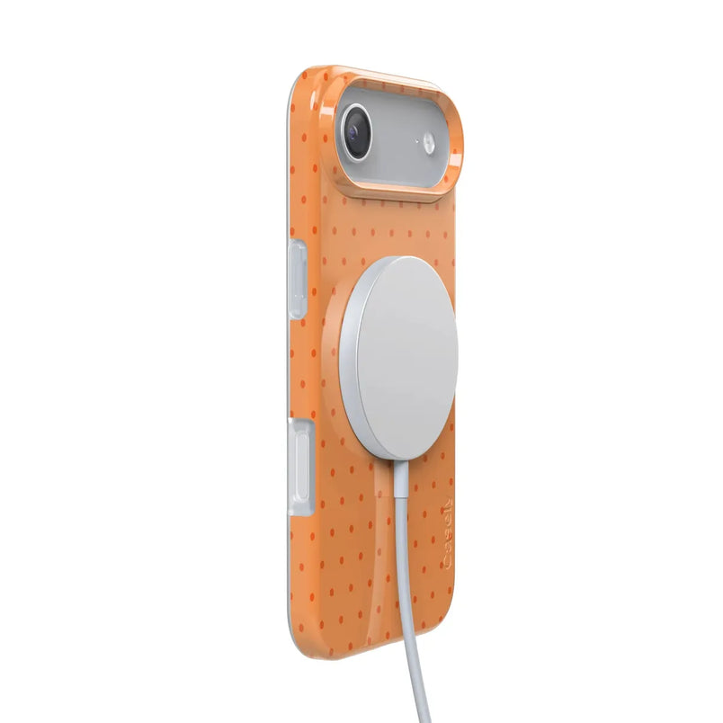 On the Dot | Orange Polka Dot Case