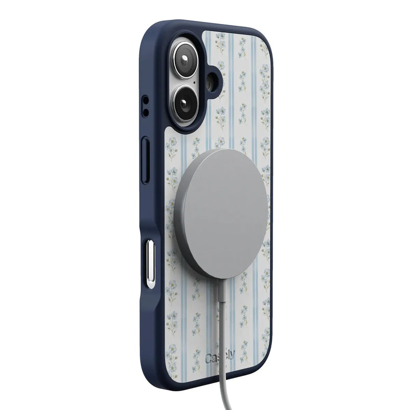 Cottage Stripe | Blue Floral Case