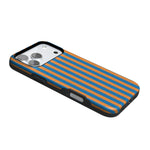 Go New York | Blue & Orange Stripes Case