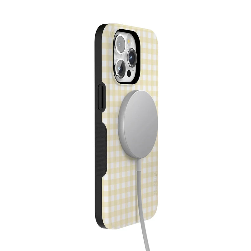 Pastel Picnic | Yellow Gingham Case