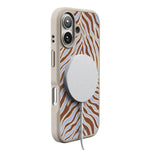 Untamed | Brown & Blue Zebra Case