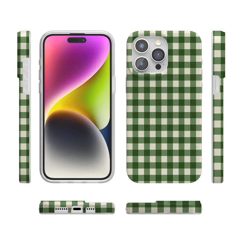 Checked Twice | Green Plaid Case