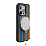 Go New York | Blue & Orange Stripes Case