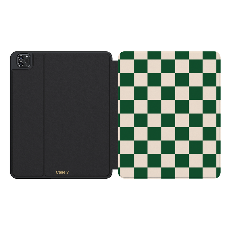 Fit Check | Green Checkerboard iPad Case