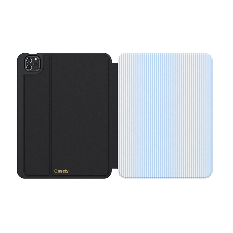 Stripes and the City | Light Blue Pinstripe iPad Case