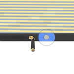 Coastline Stripes | Blue & Yellow Laptop Case