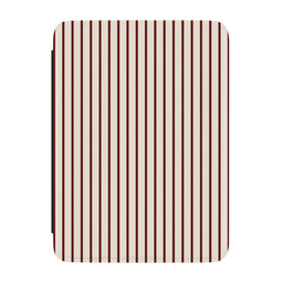 Merlot Stripes | Tiny Lines Kindle Case