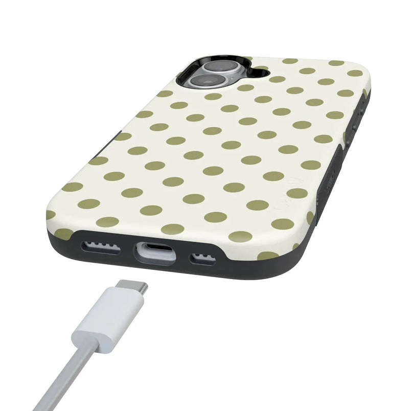 Spotted in SoHo | Green Polka Dot Case