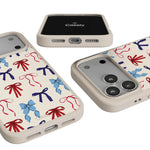 American Girlie | Red White & Blue Bows Case