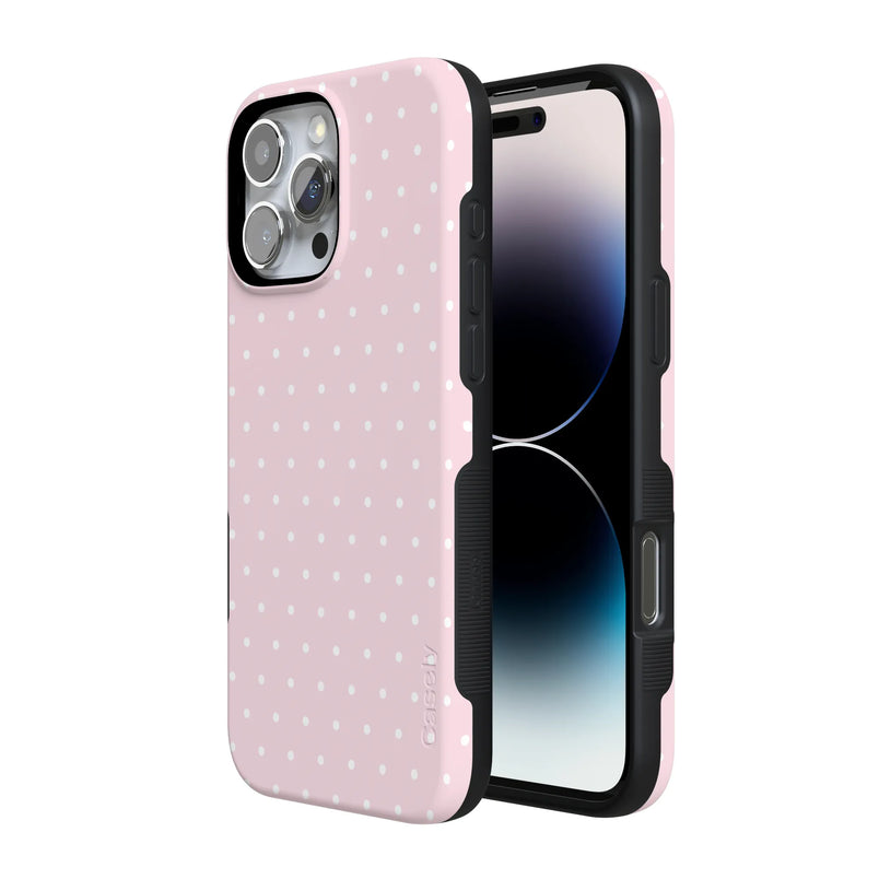 On the Dot | Pink & White Polka Dot Case