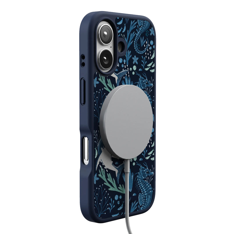 Midnight Reef | Shark Print Case