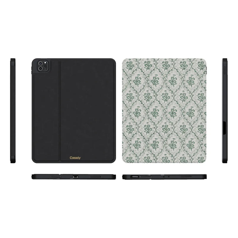 Sage Tapestry | Floral Vines iPad Case