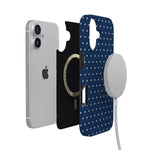 On the Dot | Navy Polka Dot Case
