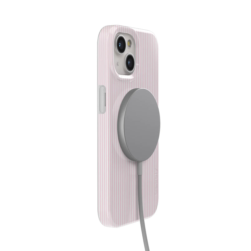 Stripes and the City | Light Pink Pinstripe Case
