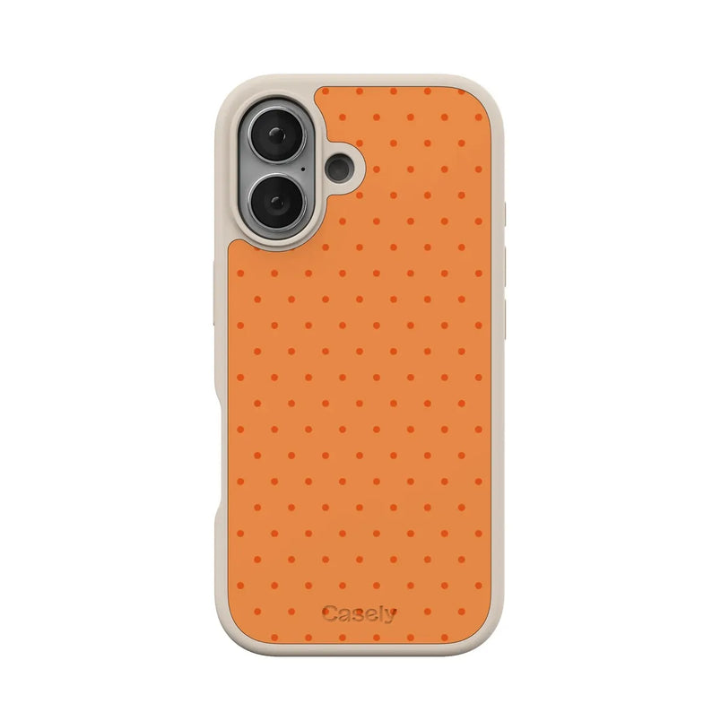 On the Dot | Orange Polka Dot Case