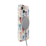American Girlie | Red White & Blue Bows Case