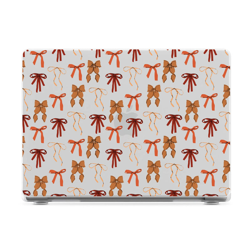 Fall Girlie | Pumpkin Spice Bows Laptop Shell - 13.6" MacBook Air