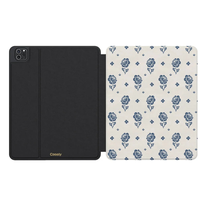 Seaside Stitch | Vintage Roses iPad Case