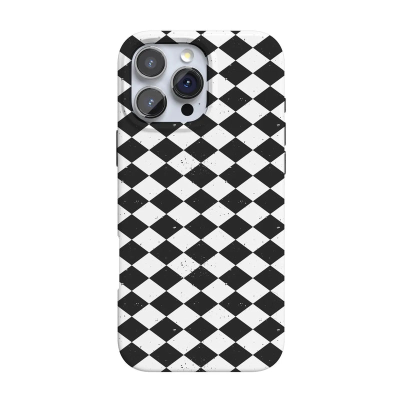 Salem's Hex | Black & White Checkered Case