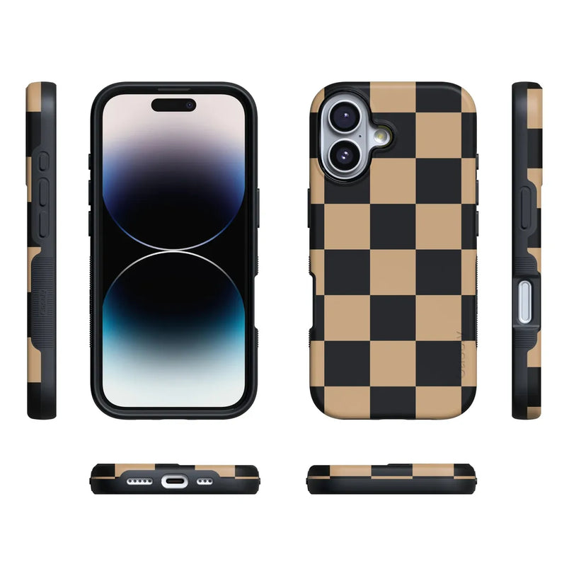 Fit Check | Black & Brown Checkerboard Case