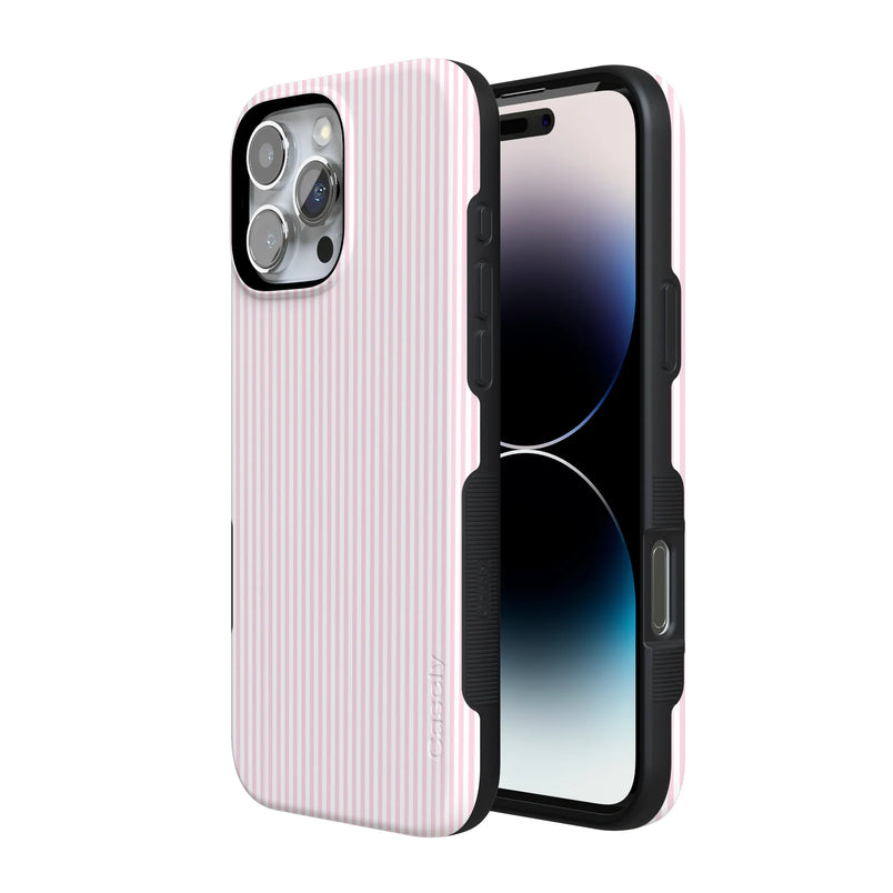 Stripes and the City | Light Pink Pinstripe Case