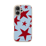 Stars Align | Blue & Red Stars Case - iPhone 16