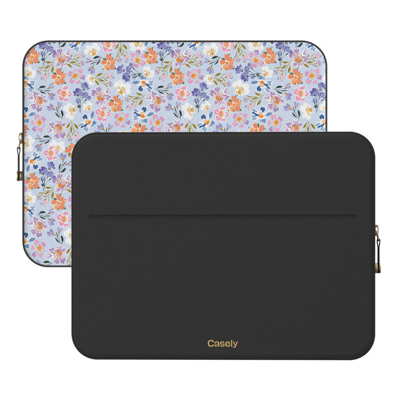 Poppy Meadows | Pastel Floral Laptop Case