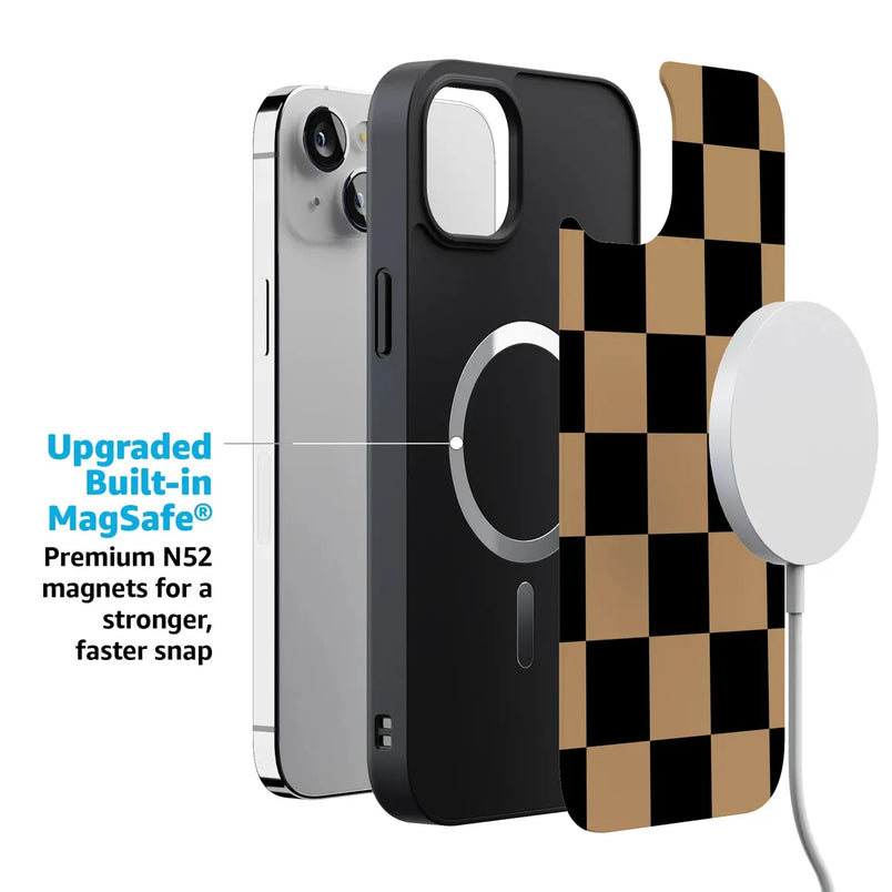 Fit Check | Black & Brown Checkerboard Case