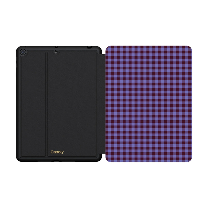 Sweet Jam | Purple Gingham iPad Case